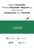 Cubierta para Hábitat sostenible, material reciclable. Mipymes en el proceso de construcción de la vivienda