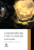 Cover for Canción del día y de la noche: Poesía Escogida