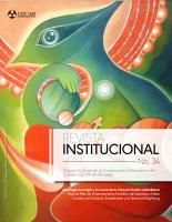 Cover for REVISTA INSTITUCIONAL CECAR