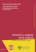 Cubierta para Derecho y lógicas de la justicia: Un análisis socio-jurídico desde la academia