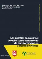 Cover for Los  desafíos sociales y el derecho como herramienta de transformación en Colombia y México