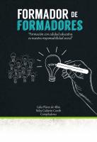 Cover for FORMADOR DE FORMADORES:  FORMACIÓN CON CALIDAD EDUCATIVA ES NUESTRA RESPONSABILIDAD SOCIAL