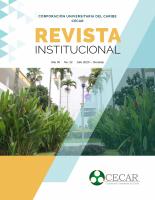 Cubierta para REVISTA INSTITUCIONAL CECAR