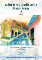 Cover for Calidad de Vida, Inclusión Social y Bienestar Humano