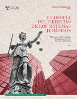 Cubierta para Filosofía del derecho de los sistemas jurídicos: Aplicación de los modelos de jurisprudencia en Europa y Colombia