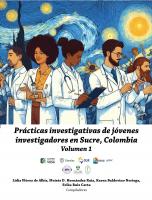 Cubierta para Prácticas investigativas de jóvenes investigadores en Sucre, Colombia: Volumen 1